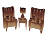 rustic chairs  & coffee