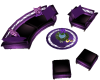 Purple E Sofa Set