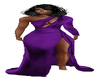 CrossWrap purple gown