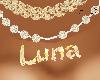Collar Luna Dorado /Fem