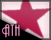 [ATH] Pink Star Earrings