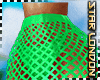 Fishnet Skirt Green