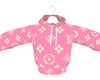 LV pink hoodie F