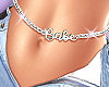 MAU/ BABE BELLY CHAIN