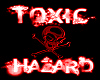 -x- toxic hazard red