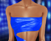 !Mia Latex Blue Dress