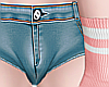 femboy jean shorts pink
