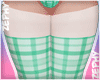 Z | Plaid Teal Socks