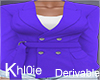 K derv purple coat