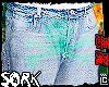longshort jeans blue y2k