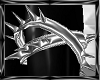 silvery spike garter L
