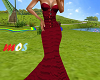 Long Red Gothic Dress