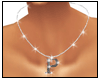 P silver necklace