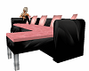 Pink&Black Cuddle couch