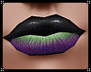 Purple Green Lips