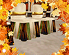 Autumn Love Chairs x 3