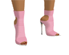pink heels boots