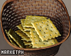 Basket with Crackers