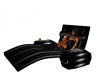 Black PVC Pool Chair