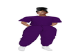 Cargo purple outfit