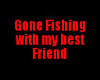 Gone fishing - sticker