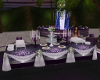 Purple Wedding Food Tabl