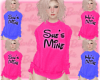 She's Mine Shirt - Pink