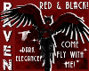 BLACK AND RED WINGS!