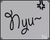 Nyu~ Sign