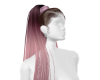 Pink ponytail