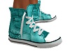Teal Jean Shoes