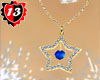 #13 Star Pendant Blue