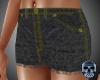 Grey Cutoff Denim Shorts