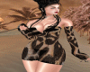 MxU-leopard mini dress