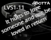 It Hurts to LOVE Someone