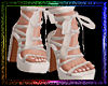 [M]LightCream Bow Sandal