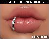 Leigh Silver Lip Ring