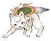 okami cuddle pillow