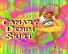 Canary Denim Skirt