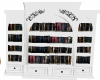white bookcase