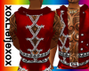 [L] Chain Red Vest