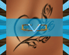 Rose Heart Belly Tat