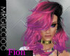 Fion pink gliter black