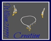 Gold Vday Jewelry Set