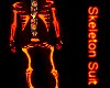 Skeleton mens suit