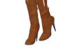 BOTA COURO MARROM