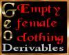 Geo Empty Female clothin