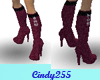 Burgandy Basic Boots