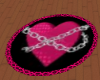 PUNK HEART ROUND RUG