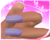 ♡ short lilac nails